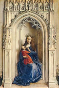 Rogier van der Weyden virgin and child 4 Art A4 Photo Print