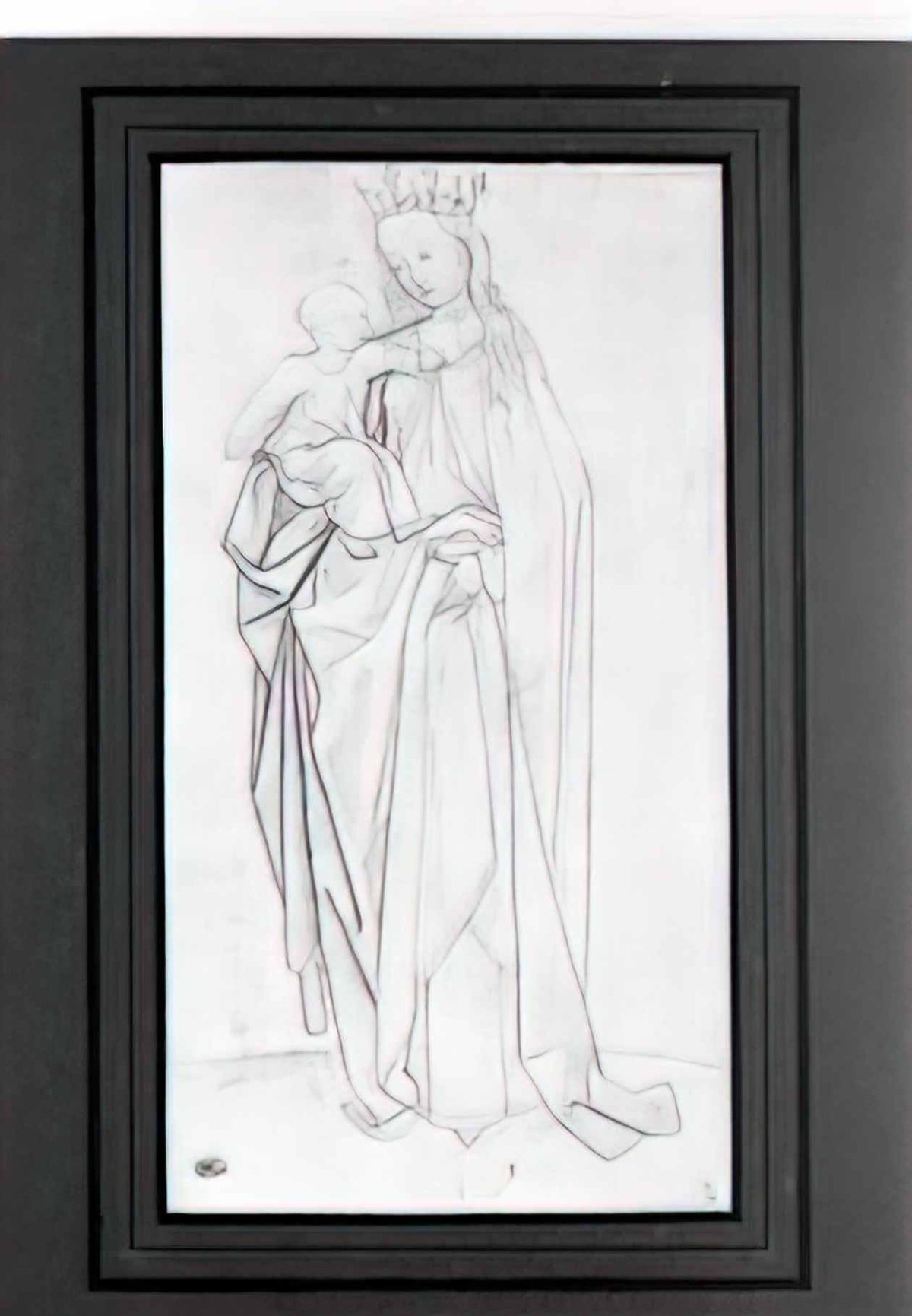 Rogier van der Weyden virgin and child Art A4 Photo Print