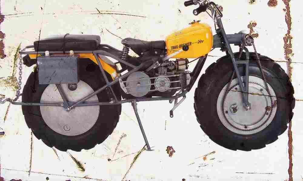 Rokon Trial Breaker 1969 Aged Vintage A4 Photo Print