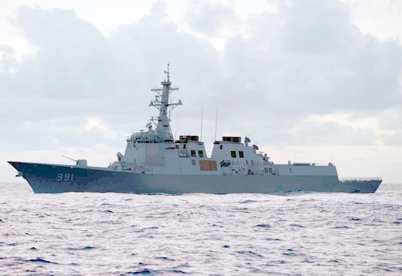 Roks Sejong The Great Ddg 991 South Korean Navy 6 A4 Photo Print