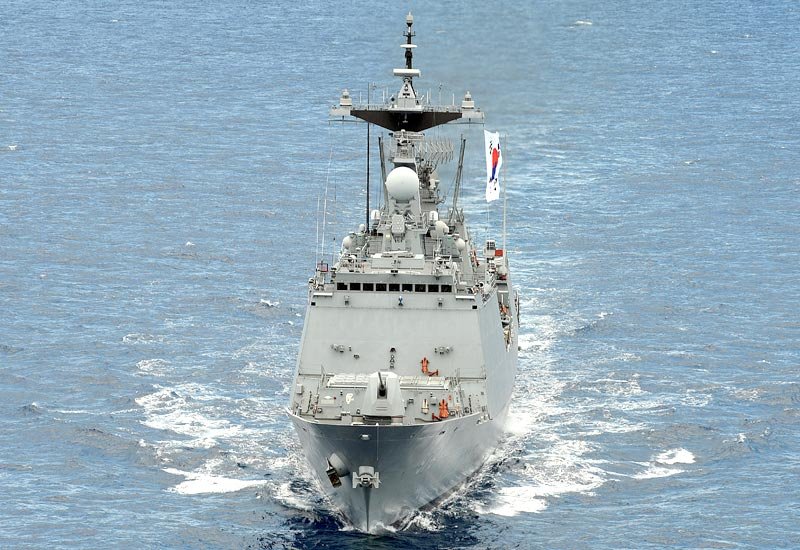 Roks Wang Geon Ddh978 Guided Missile Destroyer South Korea 2 A4 Photo Print