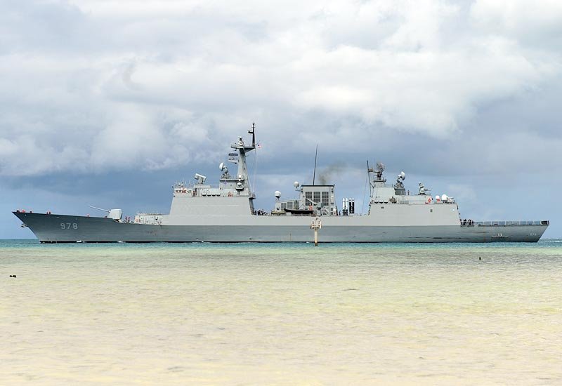 Roks Wang Geon Ddh978 Guided Missile Destroyer South Korea 3 A4 Photo Print