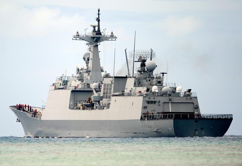 Roks Wang Geon Ddh978 Guided Missile Destroyer South Korea 4 A4 Photo Print