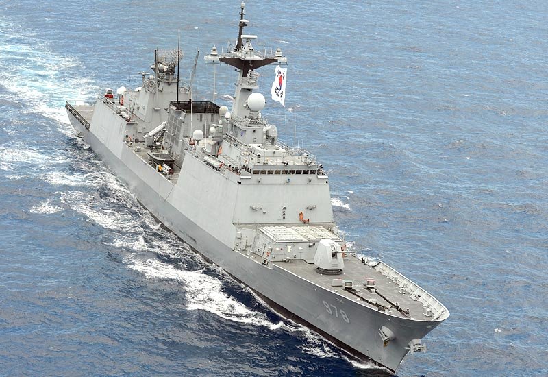 Roks Wang Geon Ddh978 Guided Missile Destroyer South Korea A4 Photo Print