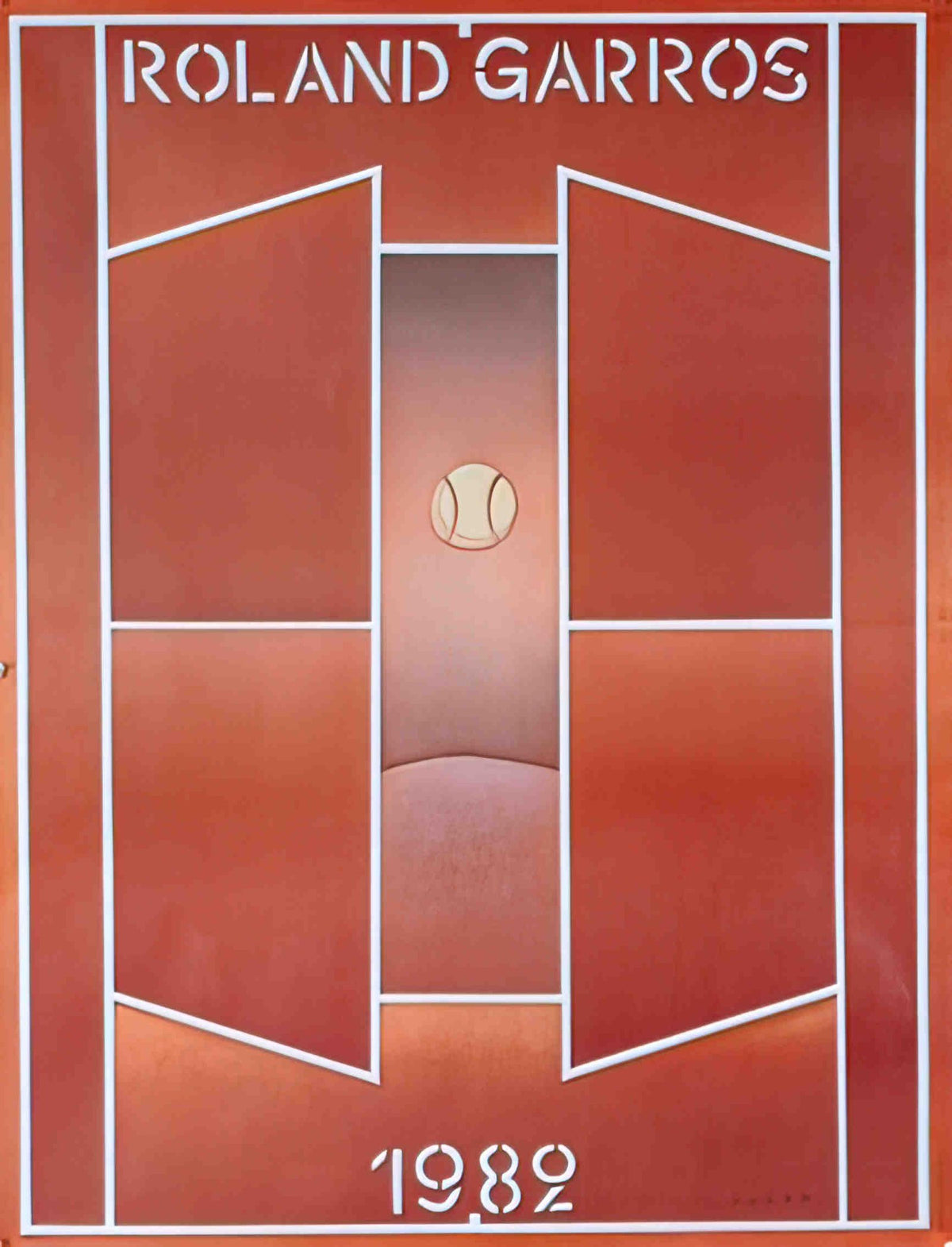 RolandGarros82 Advert A4 Photo Print