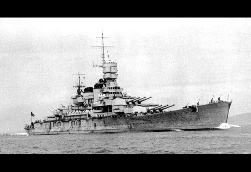 Roma Battleship Italy A4 Photo Print
