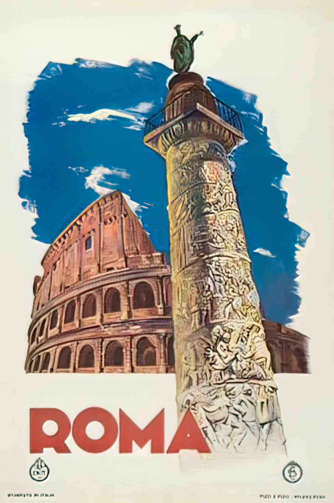 Roma2 Advert A4 Photo Print