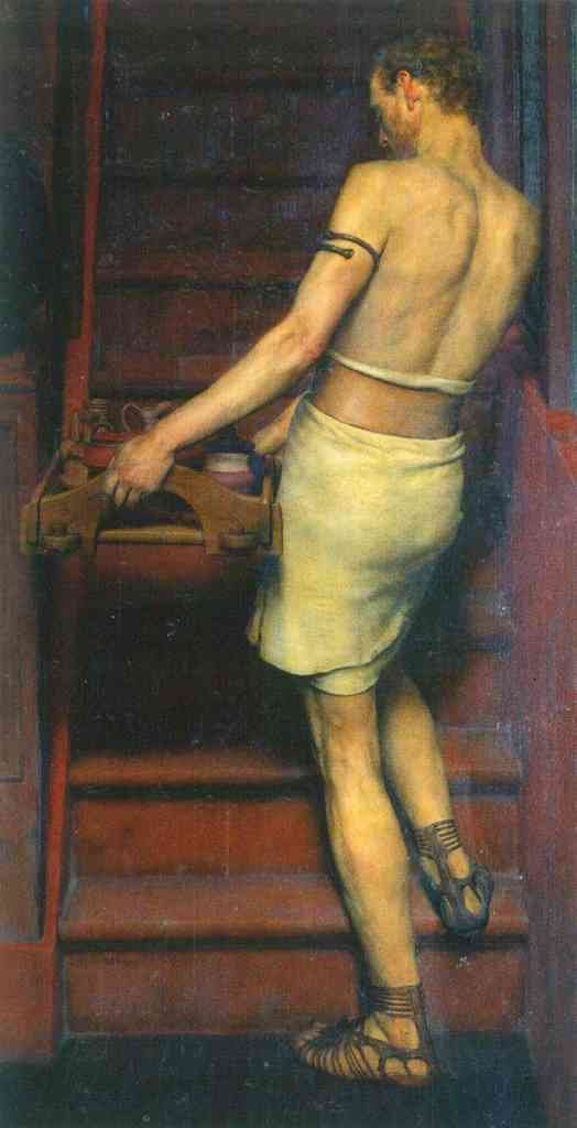 Roman British Potters Alma Tadema A4 Photo Print
