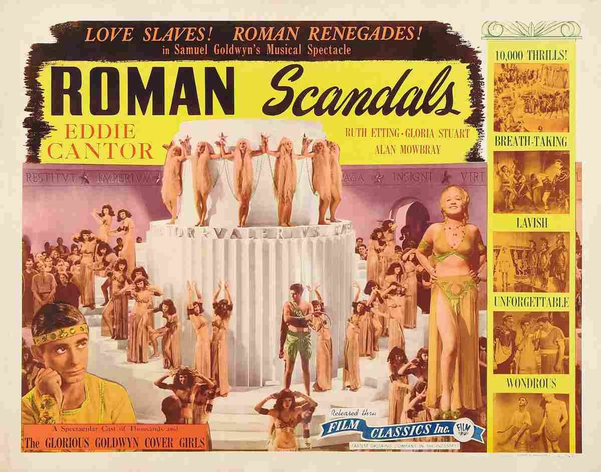 Roman Scandals 03  film star poster A4 Photo Print