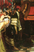 Roman conqueror detail 1 Alma Tadema A4 Photo Print