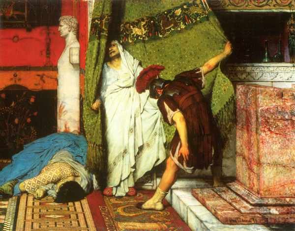 Roman conqueror detail 2 Alma Tadema A4 Photo Print