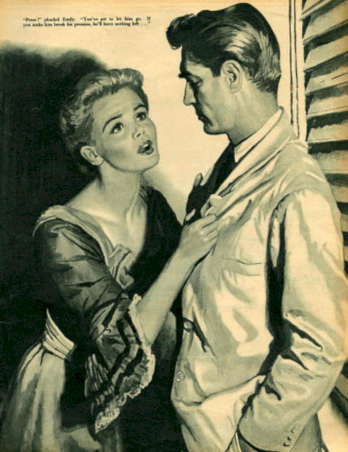 Romance Encounter Peter 1940s Vintage Retro Advert Poster