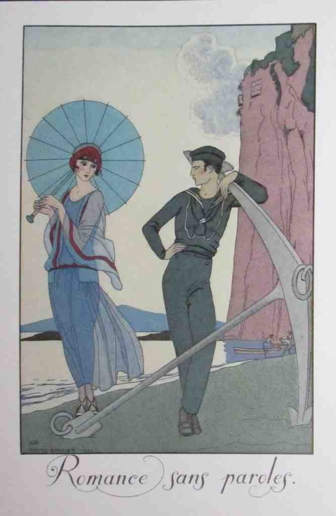 Romance Sans Paroles Song without Words 12 George Barbier A4 Photo Print