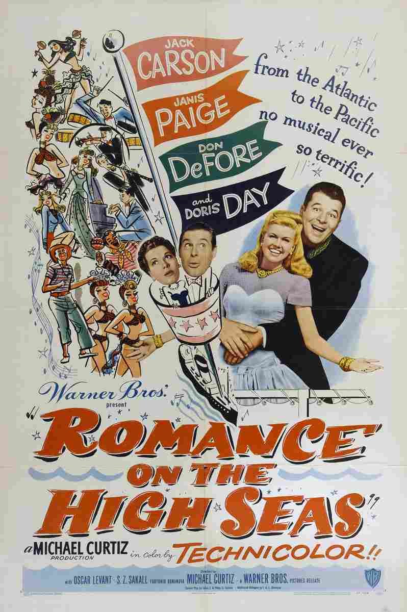 Romance on the High Seas 01  film star poster A4 Photo Print