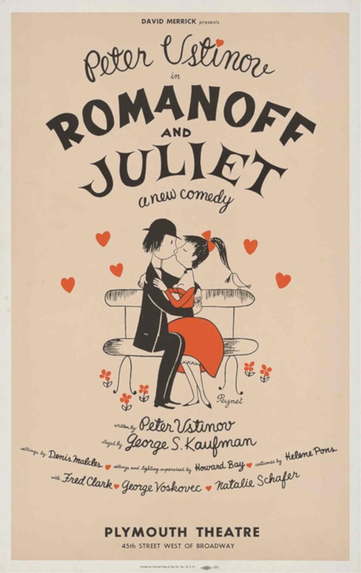 Romanoff Juliet UstinovThearte Vintage Retro Advert Poster