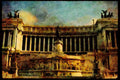 Rome Italy 149032 Victor Emanuel Monument In Piazza Venezia A4 Limited Edition Watercolour Print
