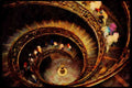 Rome Italy 149050 Staircase Inside Vatican Museum A4 Limited Edition Watercolour Print