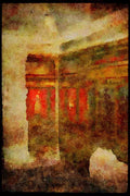 Rome Italy 149096 Villa Of Mysteries, Pompeii A4 Limited Edition Watercolour Print
