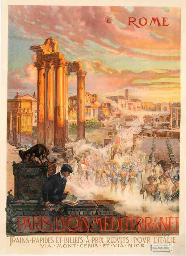 RomePLM Cussetti Vintage Advert A4 Photo Print