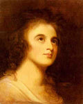 Romney George Portrait Of Emma Hamilton A4 Photo Print