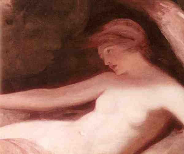 Romney George Reclining Female Nude A4 Photo Print