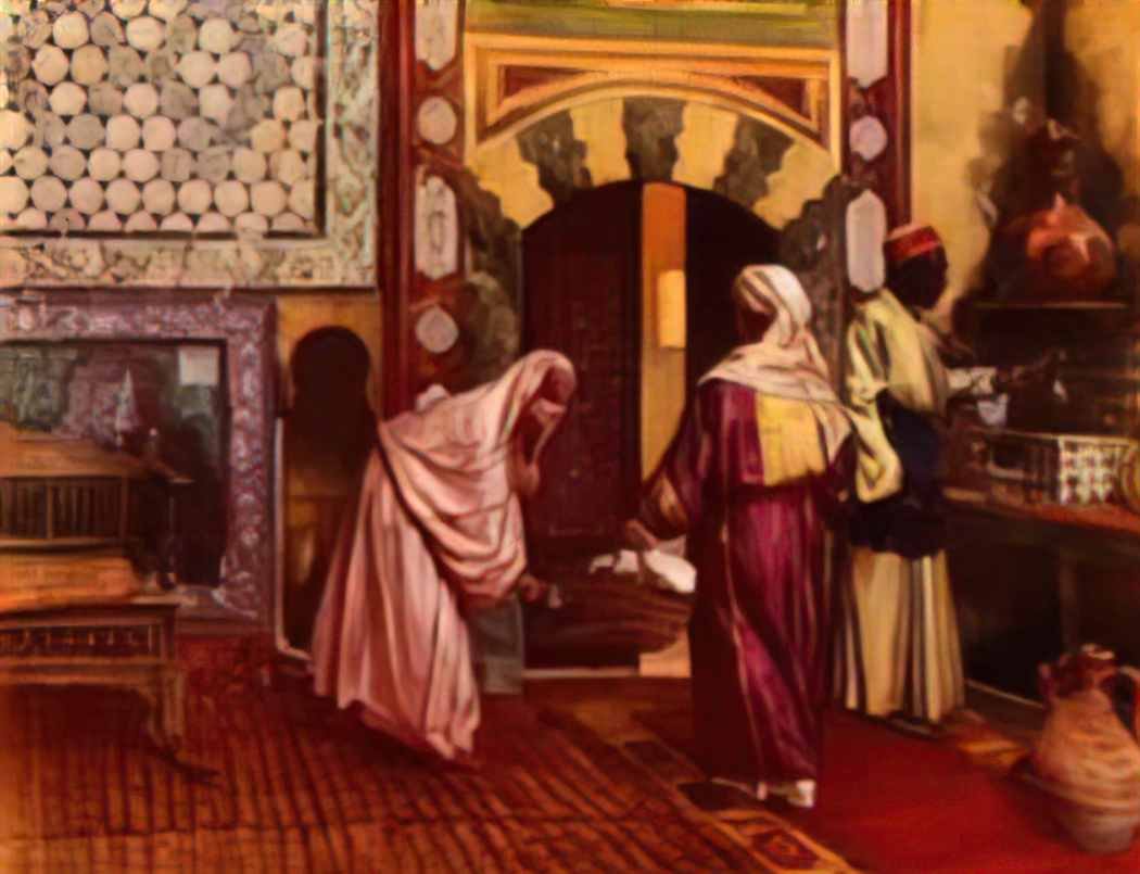 Romualdo Locatelli ernst rudolf the hammam Art A4 Photo Print