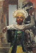 Romualdo Locatelli romualdo frederico locatelli gambuh dancer Art A4 Photo Print
