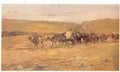 Romualdo Locatelli romualdo locatelli caravan in the desert Art A4 Photo Print