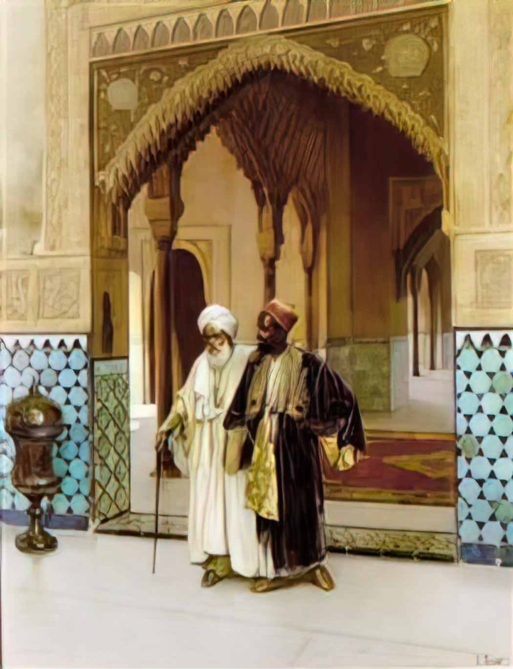 Romualdo Locatelli rudolf ernst after prayers Art A4 Photo Print