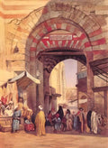 Romualdo Locatelli the moorish bazaar Art A4 Photo Print