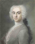 Rosalba Giovanna Carriera Portrait of a Man A4 Photo Print