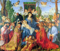 Rosary Altar by Durer A4 Photo Print