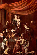 Rosary Madonna Caravaggio A4 Photo Print
