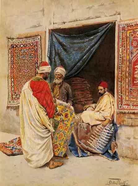 Rosati Giulio The Carpet Merchant 5 A4 Photo Print