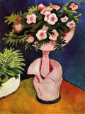 Rose Azaleas II by August Macke Expressionism A4 Photo Print