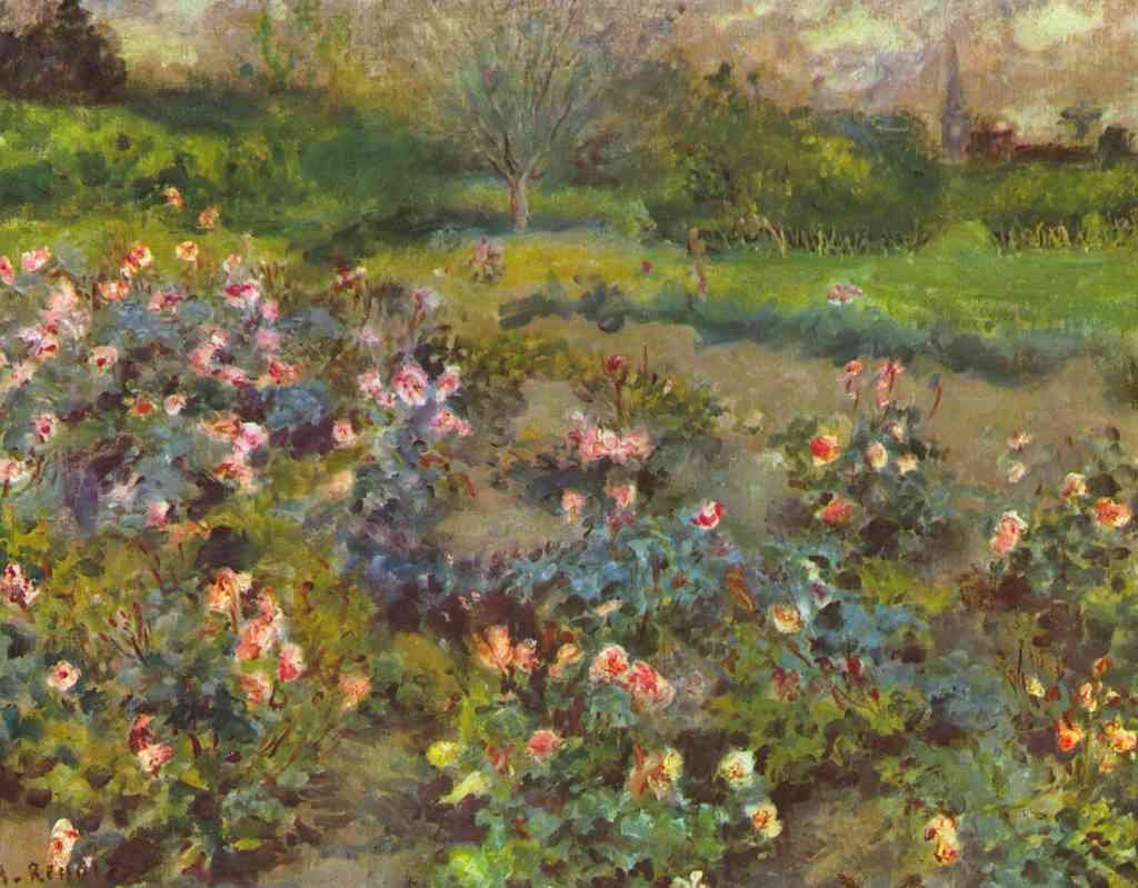 Rose Garden Renoir A4 Photo Print