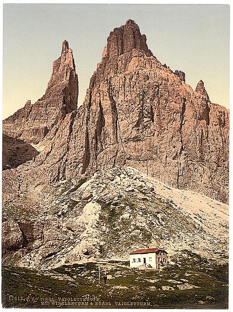 Rosengarten Tyrol 2 Vintage A4 Photo Print