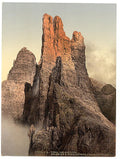 Rosengarten Tyrol Vintage A4 Photo Print