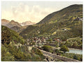 Rosengarten general view Tyrol Vintage A4 Photo Print