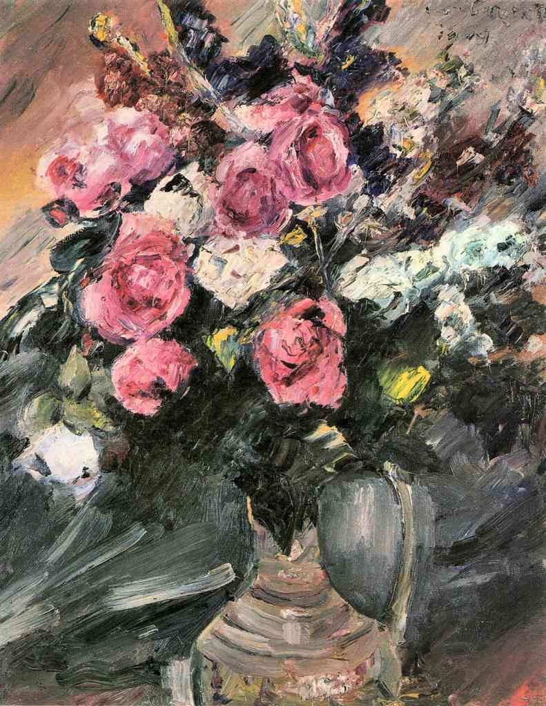 Roses 1 Lovis Corinth Impressionism European A4 Photo Print