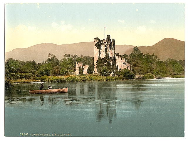 Ross Castle I Killarney County Kerry Vintage A4 Photo Print