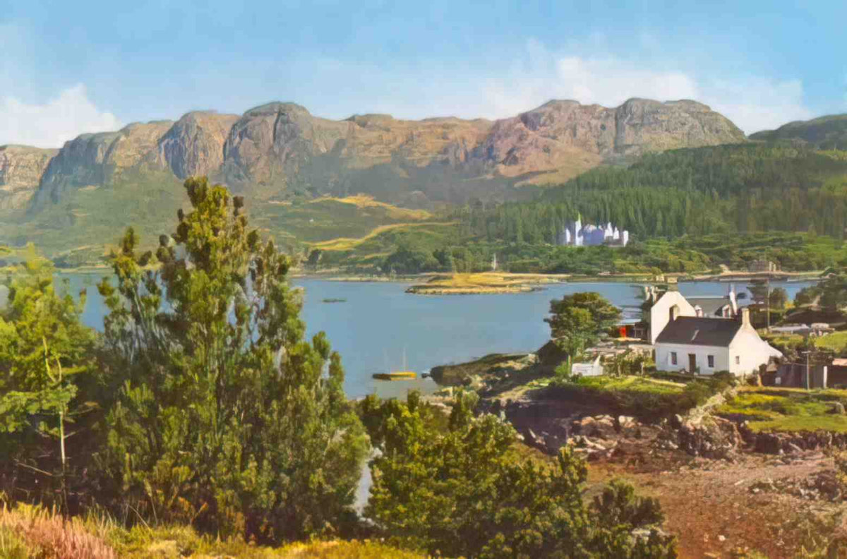 Ross shire Plockton 1960's Vintage A4 Photo Print