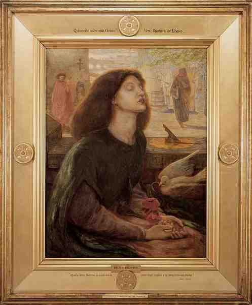 Rossetti Beata Beatrix 1877 A4 Photo Print