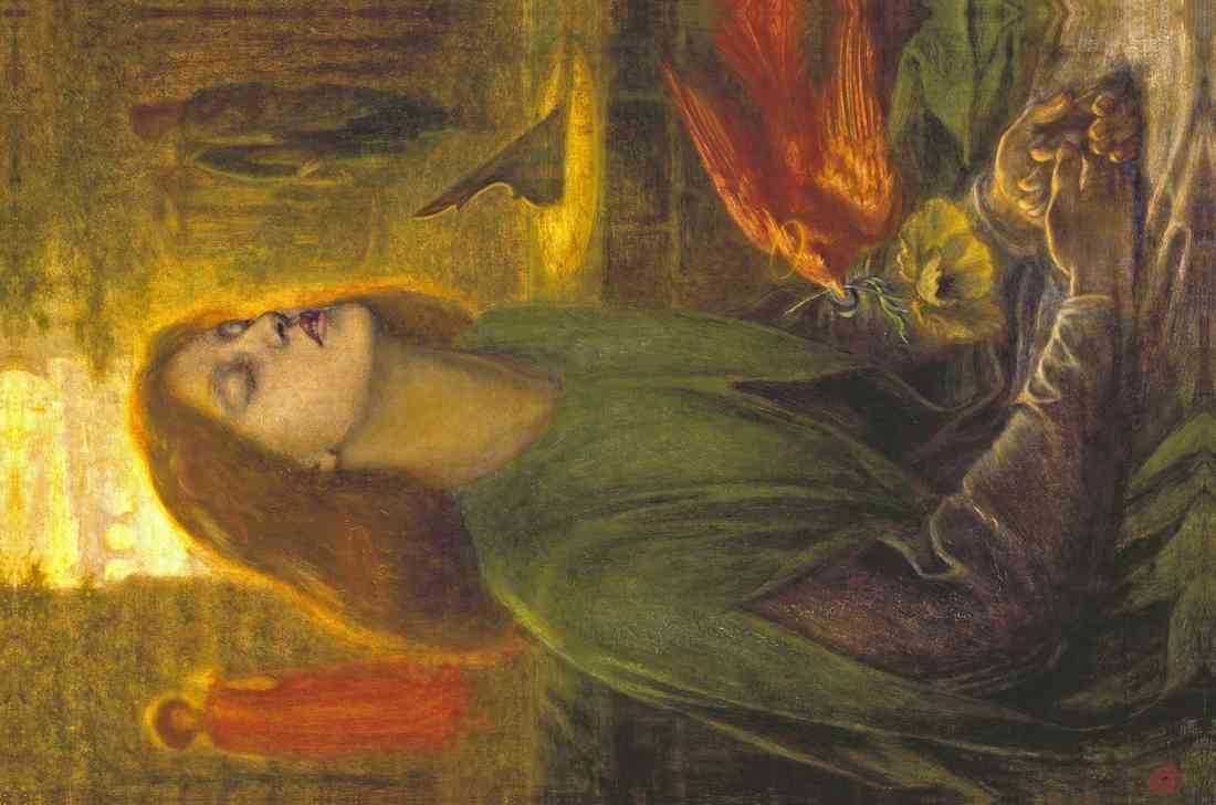 Rossetti Beata Beatrix USE lighter 2 A4 Photo Print