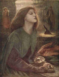Rossetti DG Days with the Victorian Poets 1913 Beata Beatrix A4 Photo Print