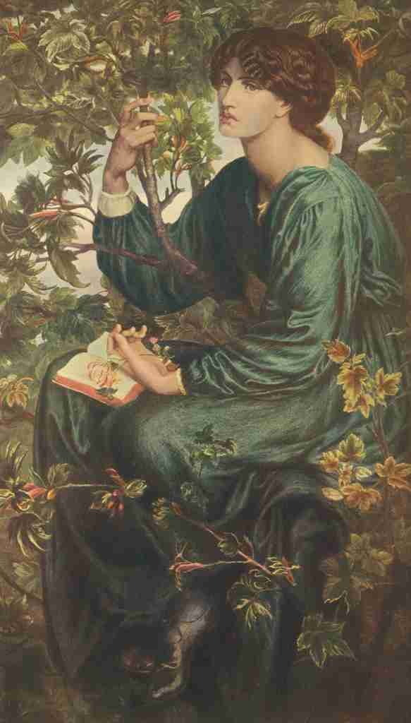 Rossetti DG Famous Paintings 1913 Day Dreams A4 Photo Print