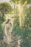 Rossetti DG The Annunciation 1855 A4 Photo Print