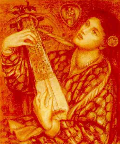 Rossetti Dante Gabriel A Christmas Carol2 A4 Photo Print
