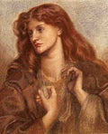 Rossetti Dante Gabriel Alexa Wilding A4 Photo Print
