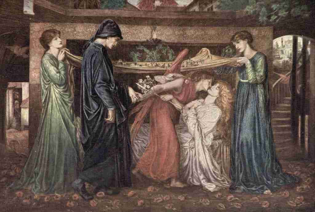 Rossetti Dante Gabriel Dantes Dream Rossetti 1908 A4 Photo Print